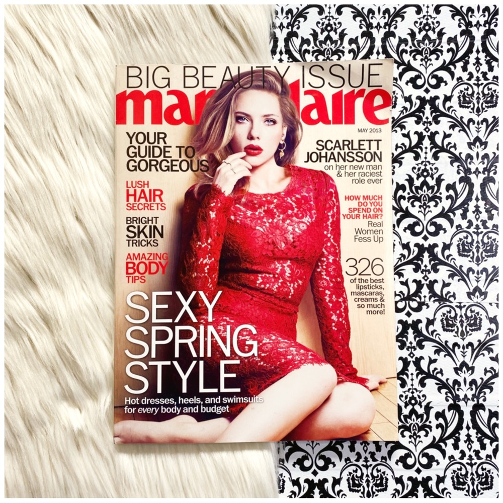 Marie Claire : May 2013 : ‘Big Beauty Issue’ Scarlett Johansson edition magazine